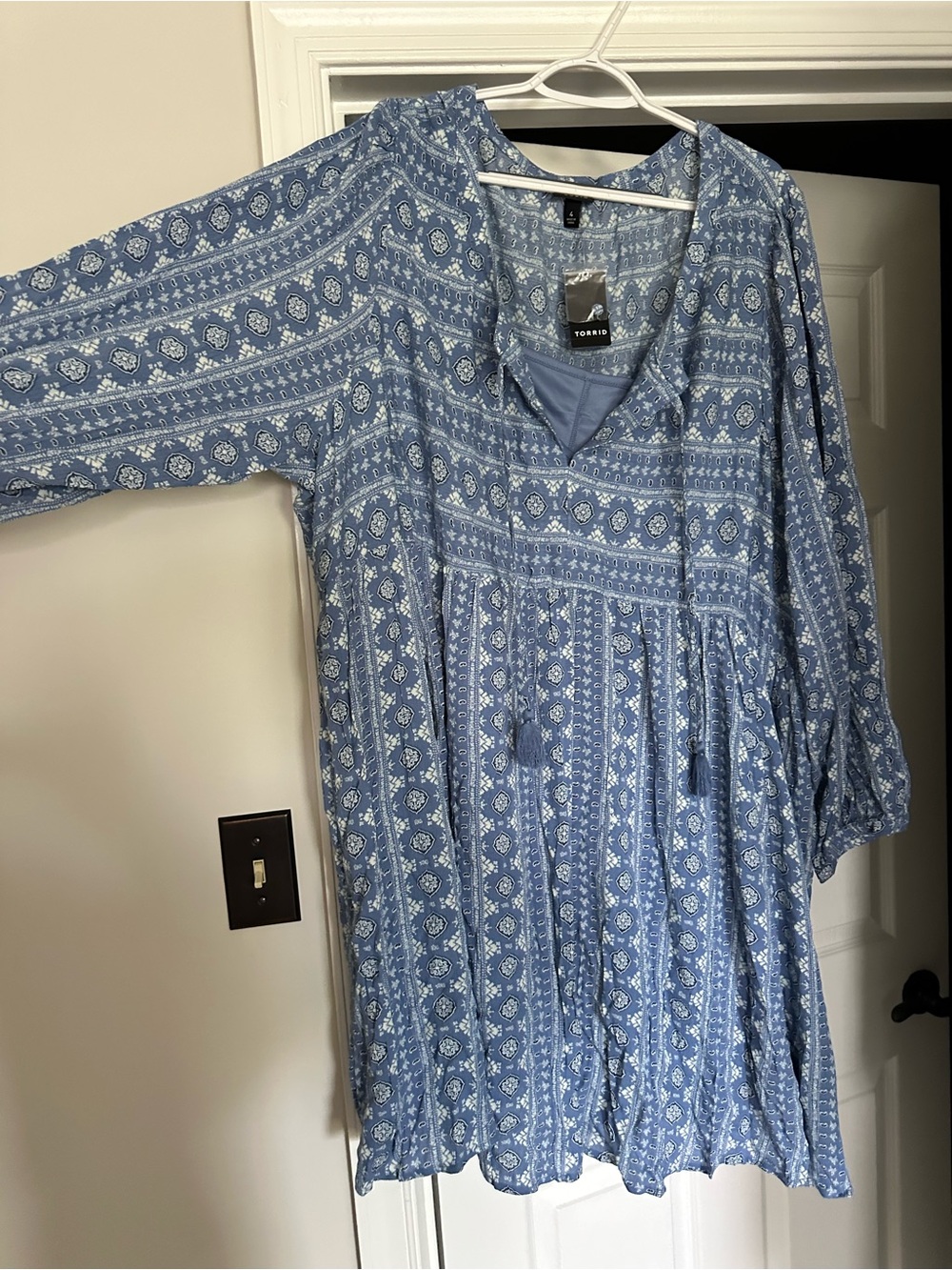 Torrid Mini Washable Gauze Fit and Flare Dress, size 4x